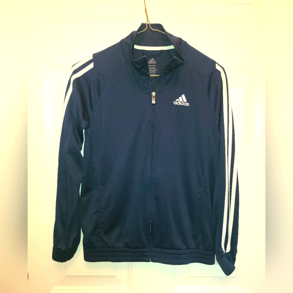Adidas Kids Navy Blue Jacket